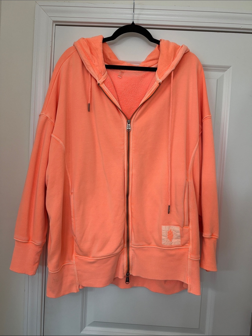 Free People Sprint to the Finish Zip Up Hoodie